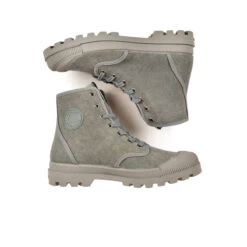 Pataugas AUTHENTIQUE M/TDLV F2I VERT DE GRIS -Pataugas BOOTS FEMME OG M TDLV F2I VERT DE GRIS 628337 305 6