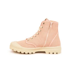 Pataugas AUTHENTIQUE M/ZIPTI F2I ROSE -Pataugas BOOTS FEMME OG MID ZIP ROSE PALE 628347 300 3