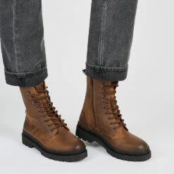 Pataugas WANDA/WL F4I OCRE -Pataugas BOOTS FEMME WANDA WL OCRE 628508251